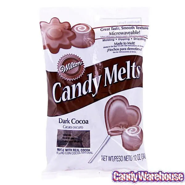 Candy Melts - Dark Cocoa: 12-Ounce Bag