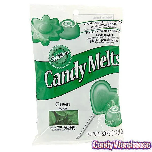 Candy Melts - Dark Green: 12-Ounce Bag