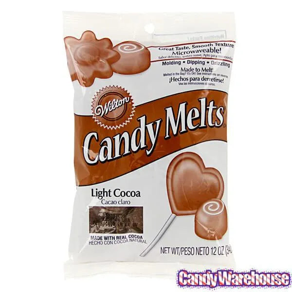 Candy Melts - Light Cocoa: 12-Ounce Bag