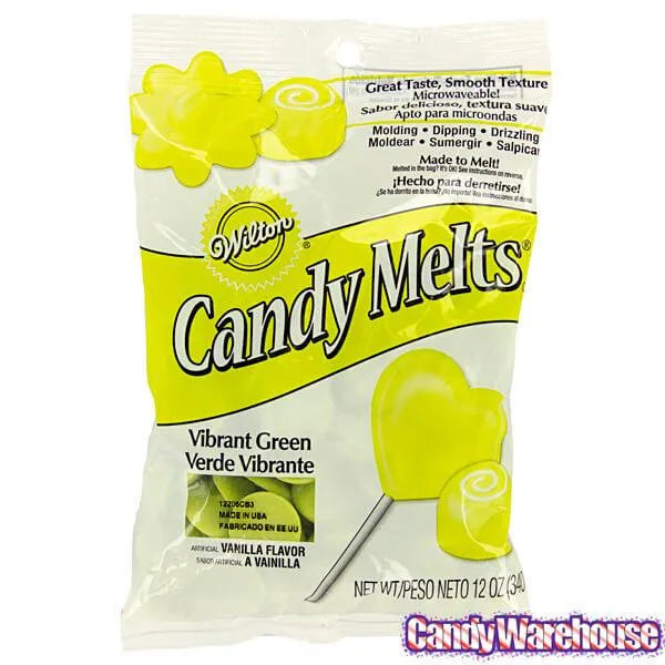 Candy Melts - Vibrant Green: 12-Ounce Bag