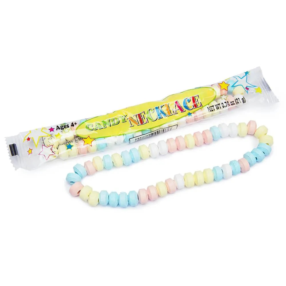 Candy Necklaces: 72-Piece Tub