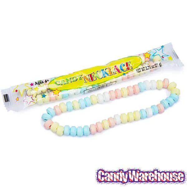 Candy Necklaces: 72-Piece Tub