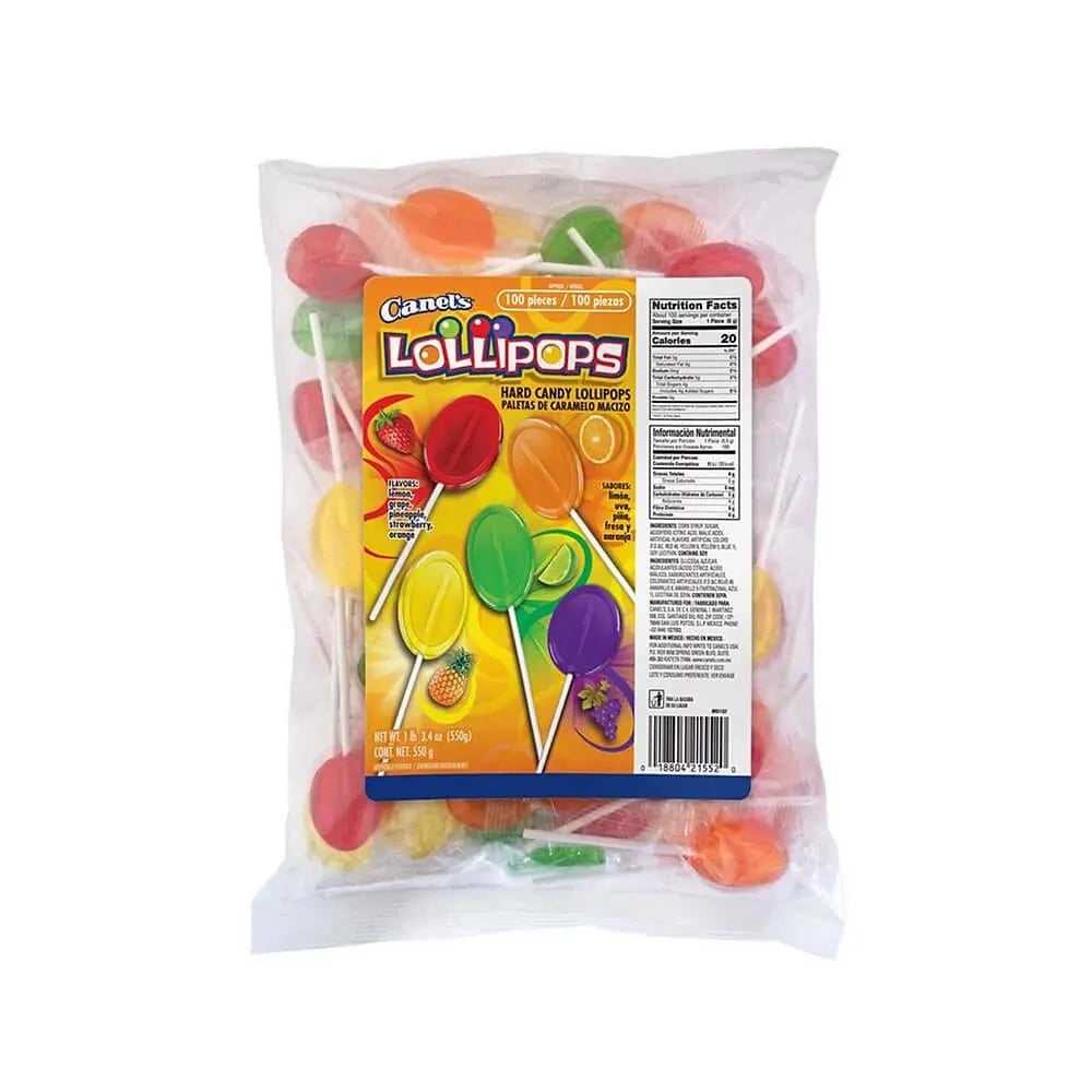 Canel's Assorted Lollipops: 100-Piece Bag