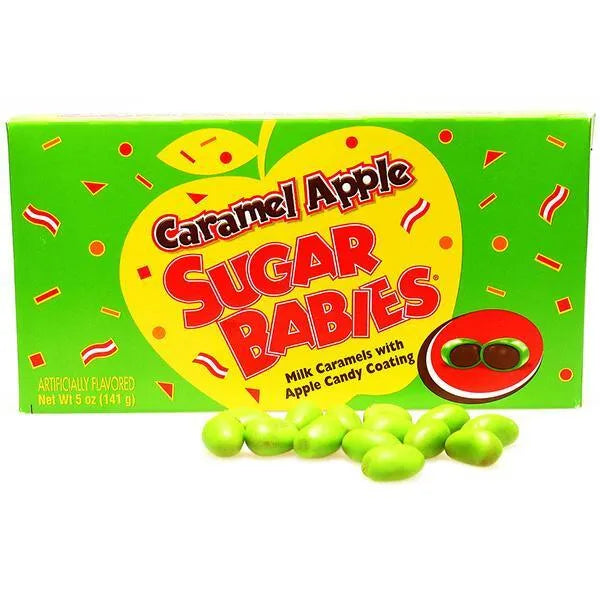 Caramel Apple Sugar Babies Candy 5-Ounce Packs: 12-Piece Box