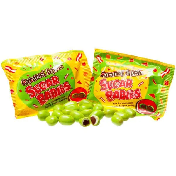 Caramel Apple Sugar Babies Candy Snack Size Packs: 14-Piece Bag