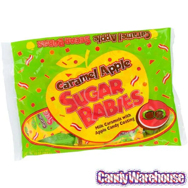 Caramel Apple Sugar Babies Candy Snack Size Packs: 14-Piece Bag