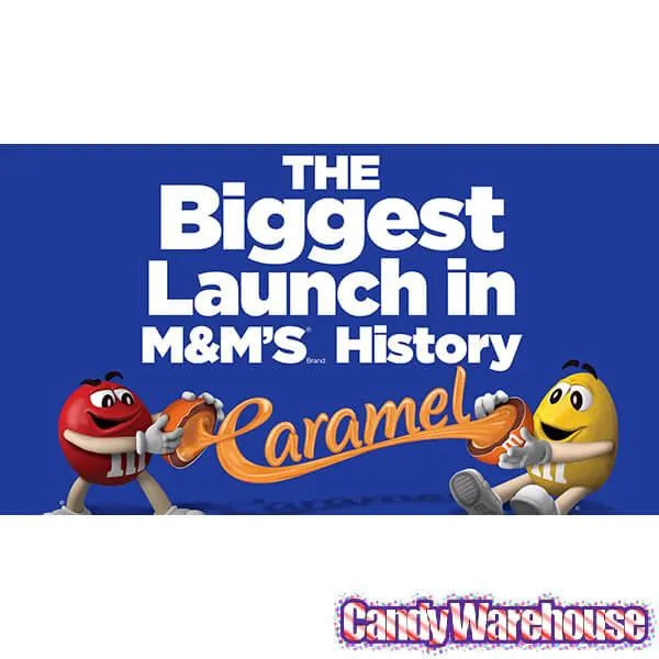 Caramel M&M's Candy: 24-Piece Display