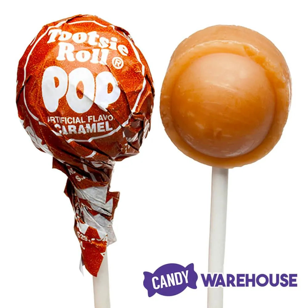 Caramel Tootsie Pops: 20-Piece Bag