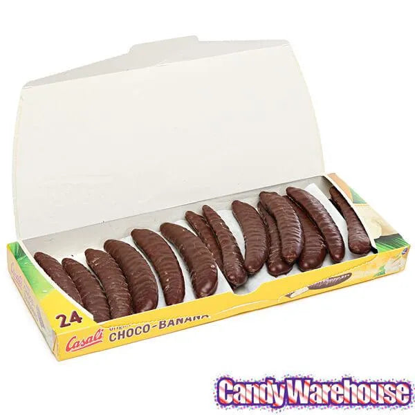 Casali Chocolate Covered Banana Creme Candy: 24-Piece Gift Box