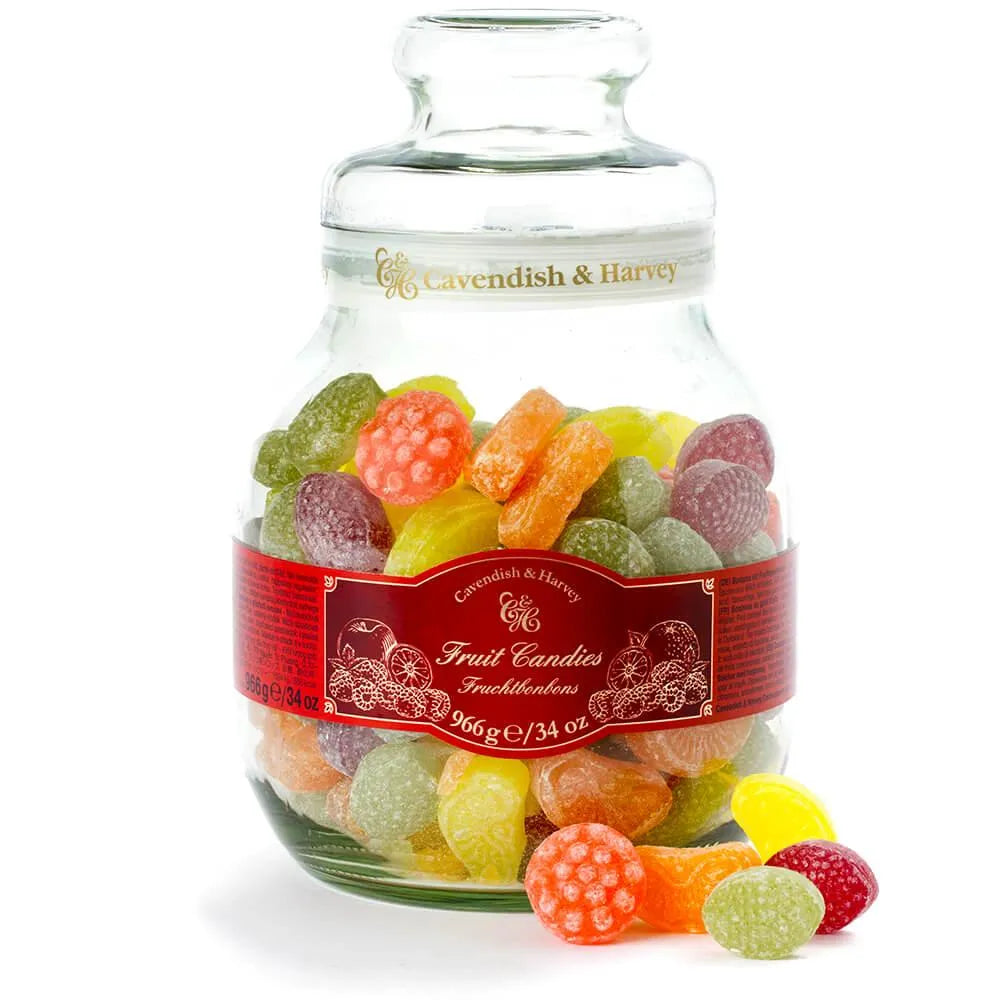 Cavendish and Harvey Fruit Hard Candy: 34-Ounce Jar