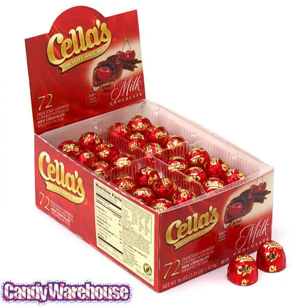 Cella's Chocolate Covered Cherries - Milk: 72-Piece Box