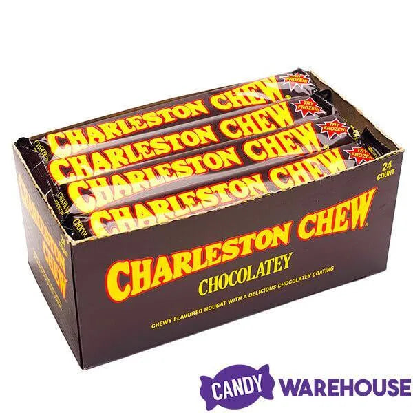 Charleston Chew Candy Bars - Chocolate: 24-Piece Box