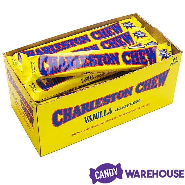 Charleston Chew Candy Bars - Vanilla: 24-Piece Box