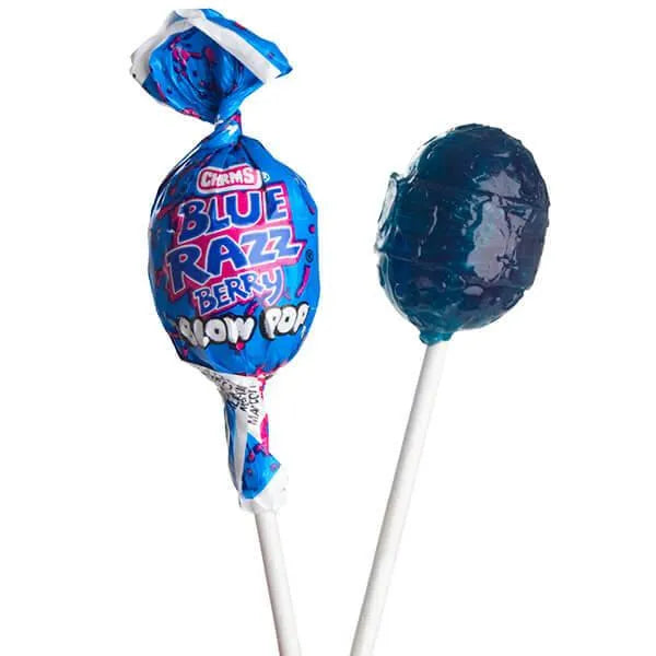 Charms Blow Pops - Blue Razzberry: 48-Piece Box