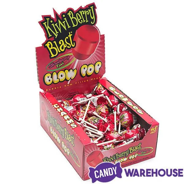 Charms Blow Pops - Kiwi Berry Blast: 48-Piece Box