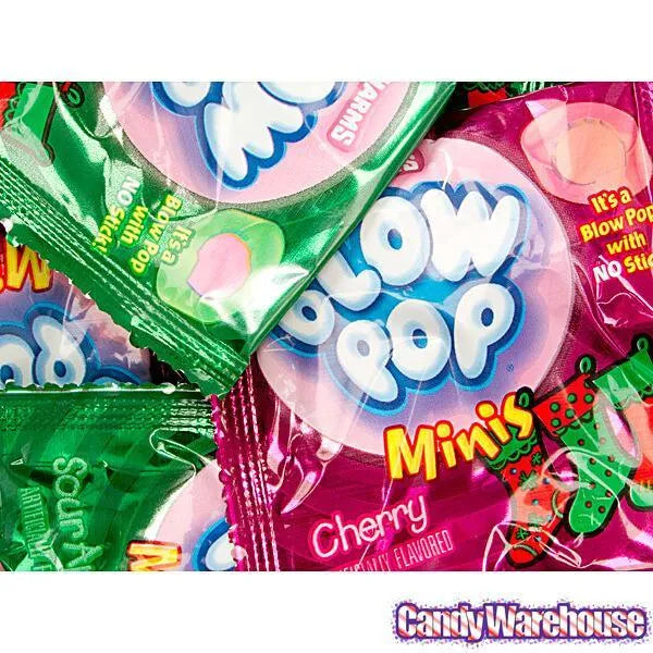 Charms Christmas Blow Pop Minis Snack Size Packs: 30-Piece Bag