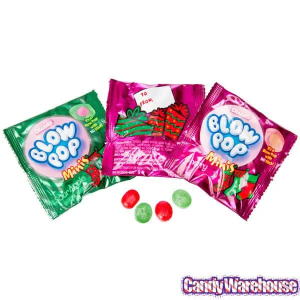 Charms Christmas Blow Pop Minis Snack Size Packs: 30-Piece Bag