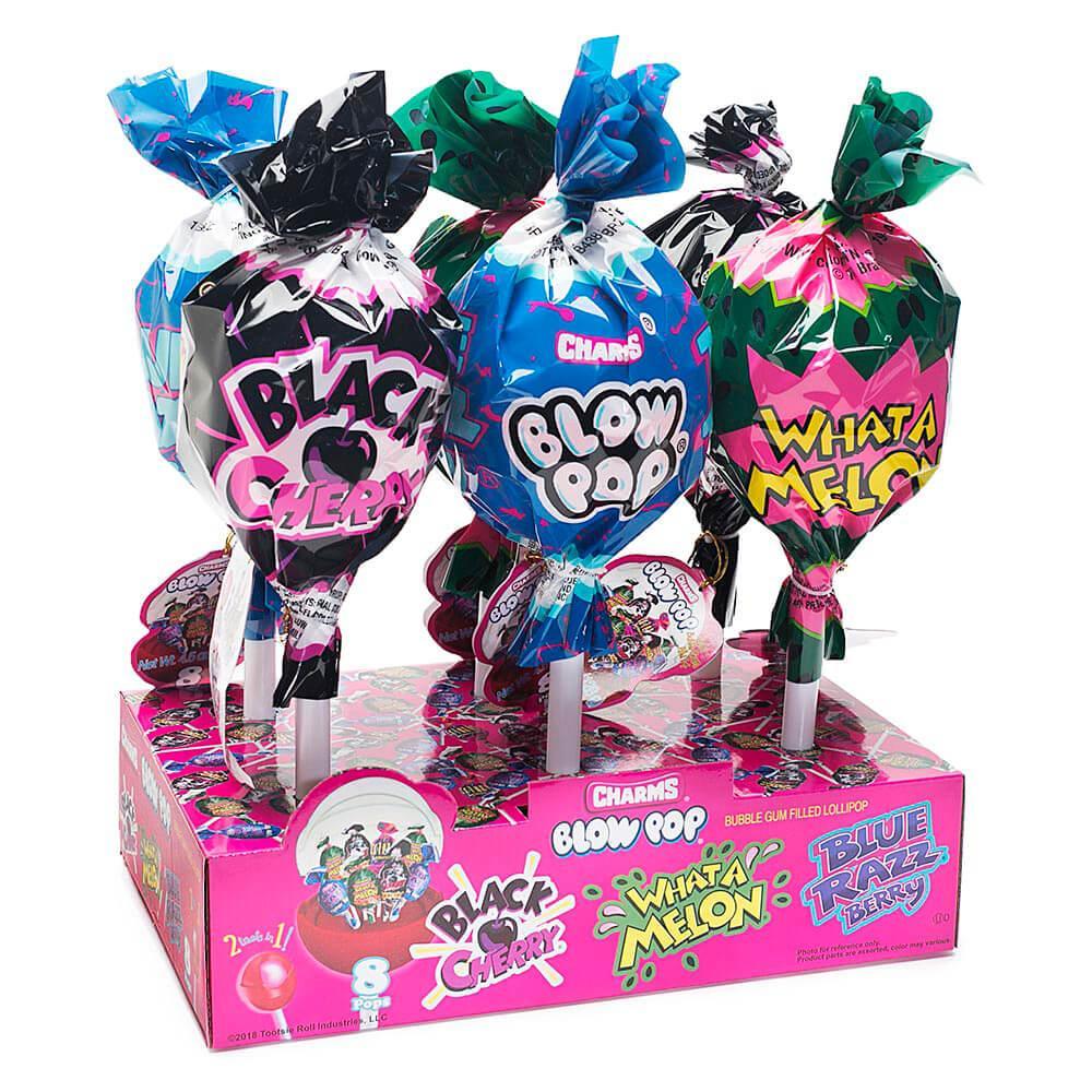 Charms Giant Blow Pops - Fun Flavors: 6-Piece Display