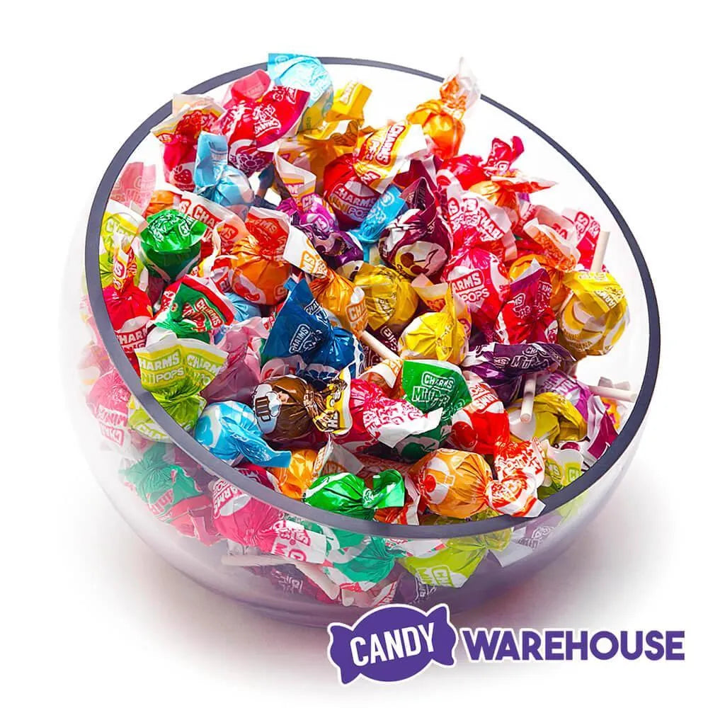 Charms Mini Pops Assorted Lollipops: 400-Piece Bag