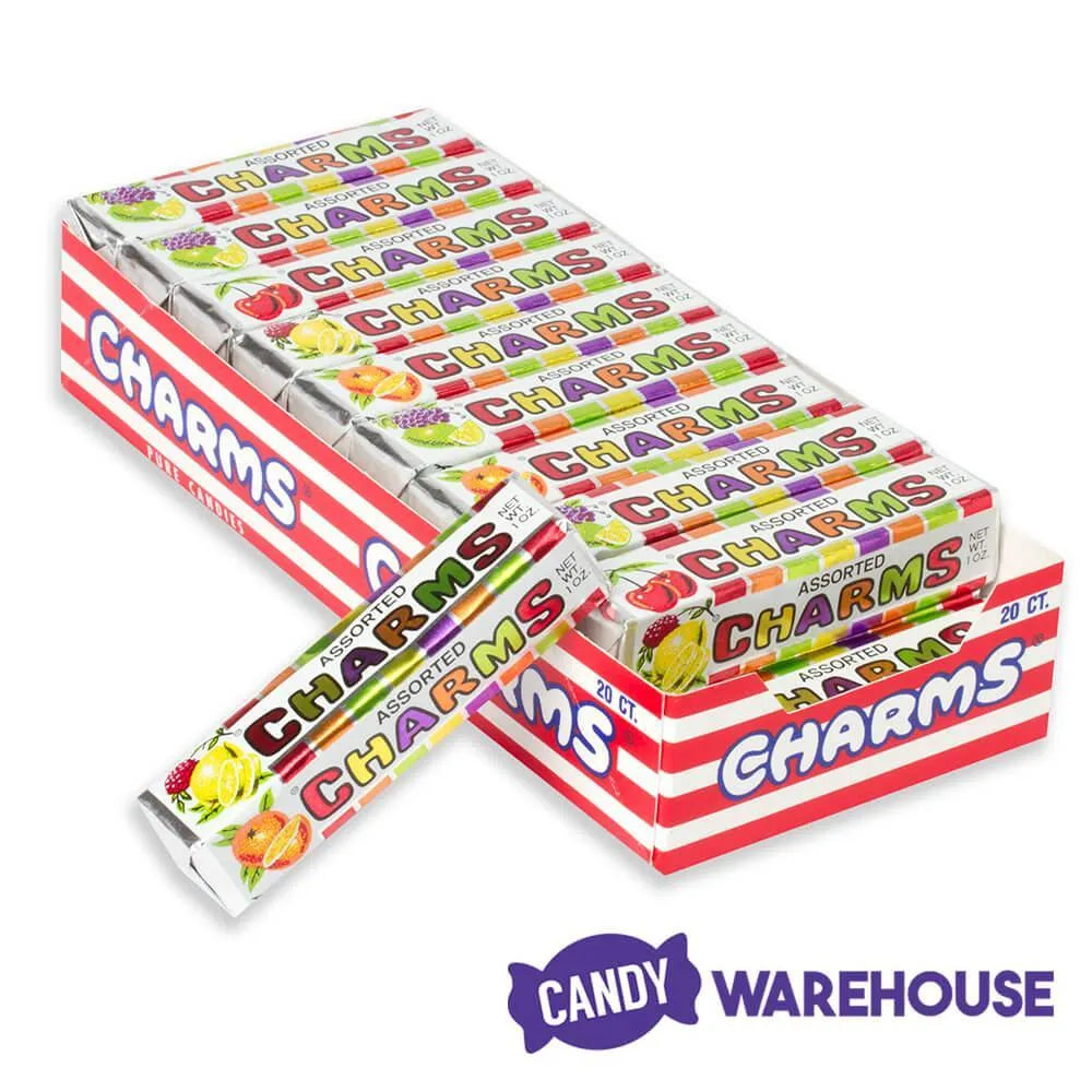 Charms Squares Candy Packs: 20-Piece Box