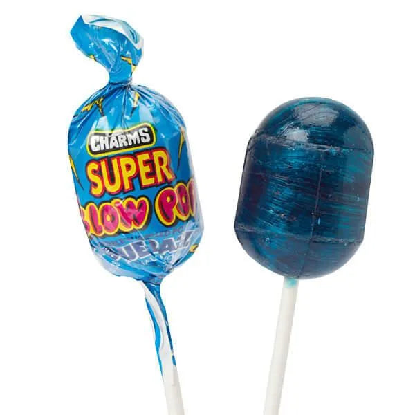 Charms Super Blow Pops - Blue Razz: 72-Piece Set