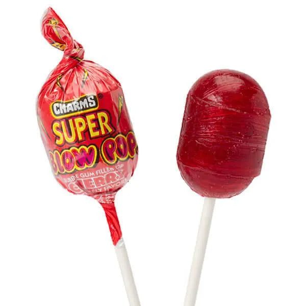 Charms Super Blow Pops - Cherry: 72-Piece Set