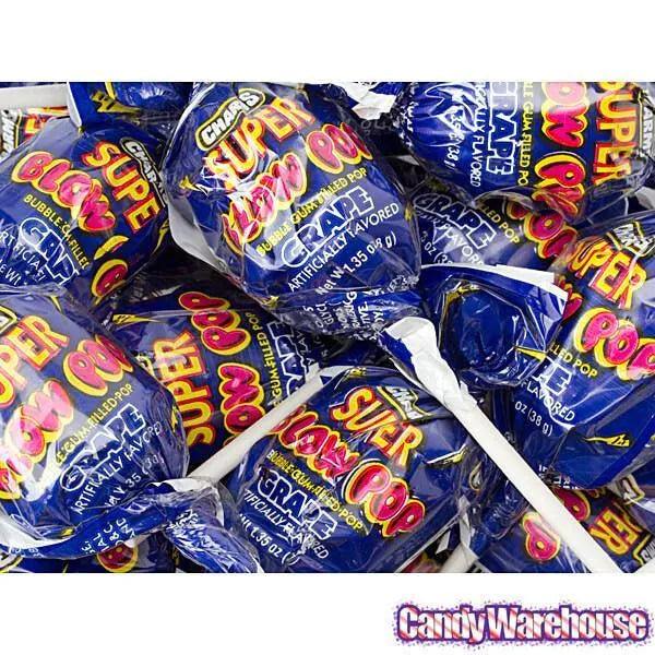 Charms Super Blow Pops - Grape: 72-Piece Set