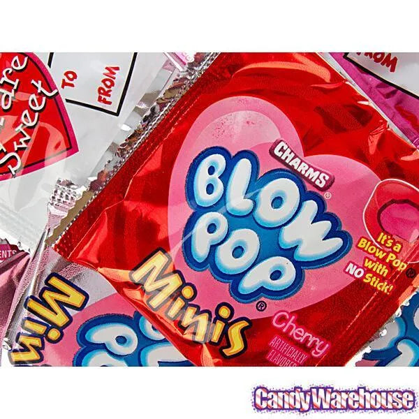 Charms Valentine Blow Pop Minis Snack Size Packs: 30-Piece Bag