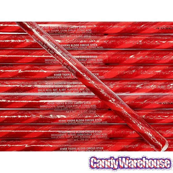 Cherry Coconut Hard Candy Sticks: 100-Piece Box