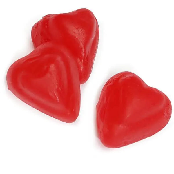 Cherry Juju Candy Hearts: 5LB Bag