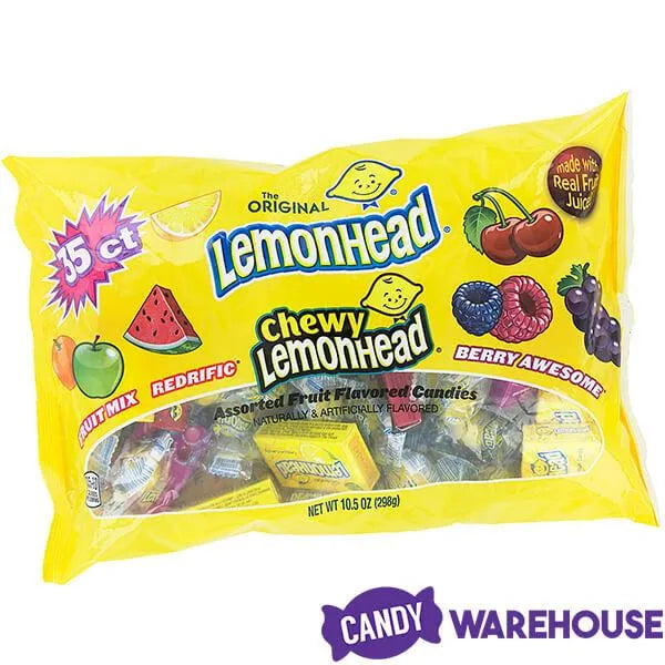 Chewy Lemonhead & Friends Mini Packs: 35-Piece Bag