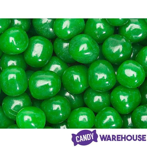 Chewy Sour Balls - Green Apple: 5LB Bag