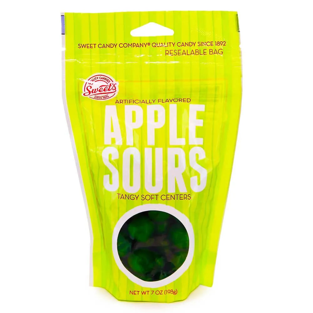 Chewy Sour Balls - Green Apple: 7-Ounce Bag