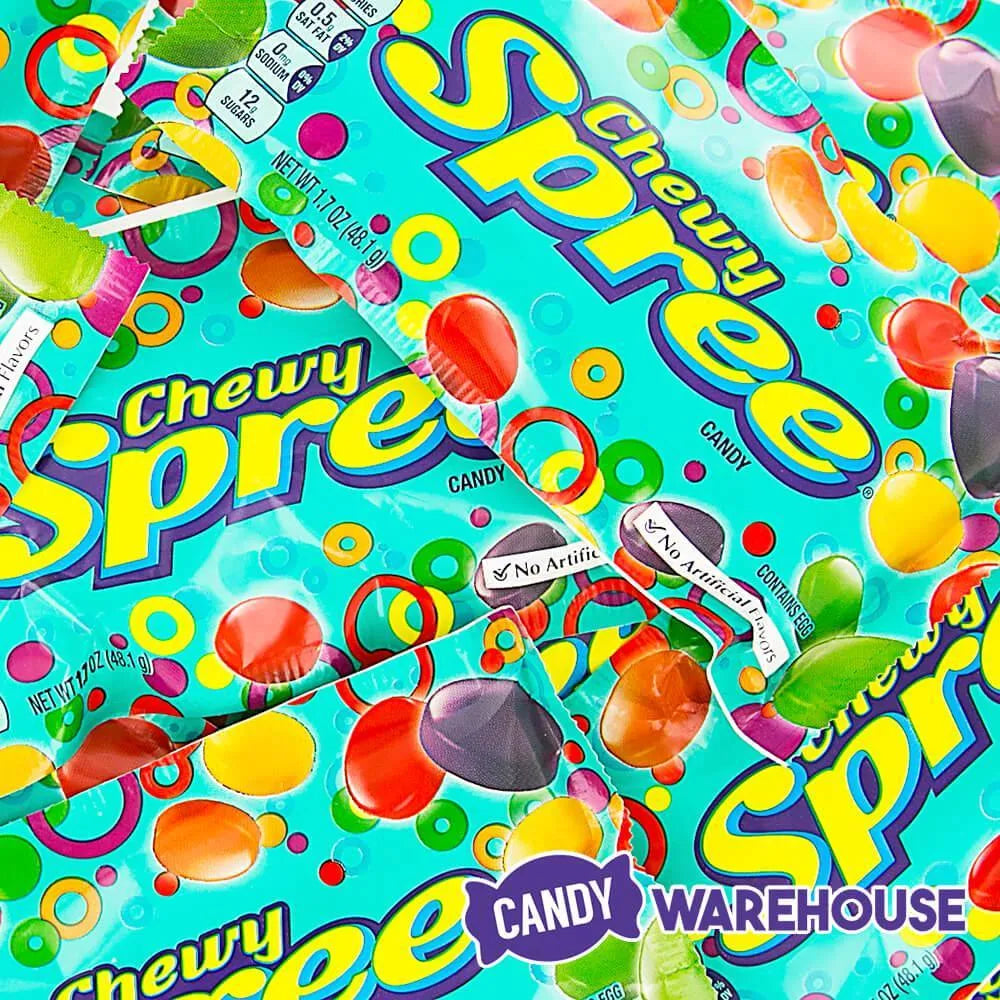 Chewy Spree Candy Packs: 24-Piece Box