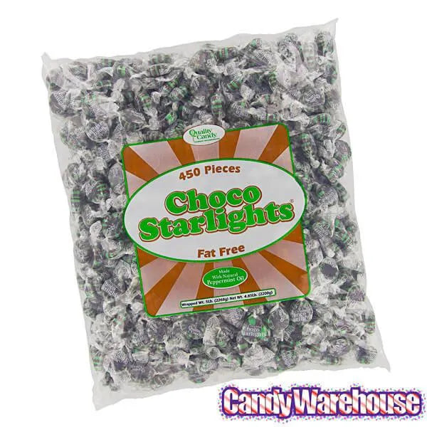 Choco Starlight Mints Candy: 5LB Bag