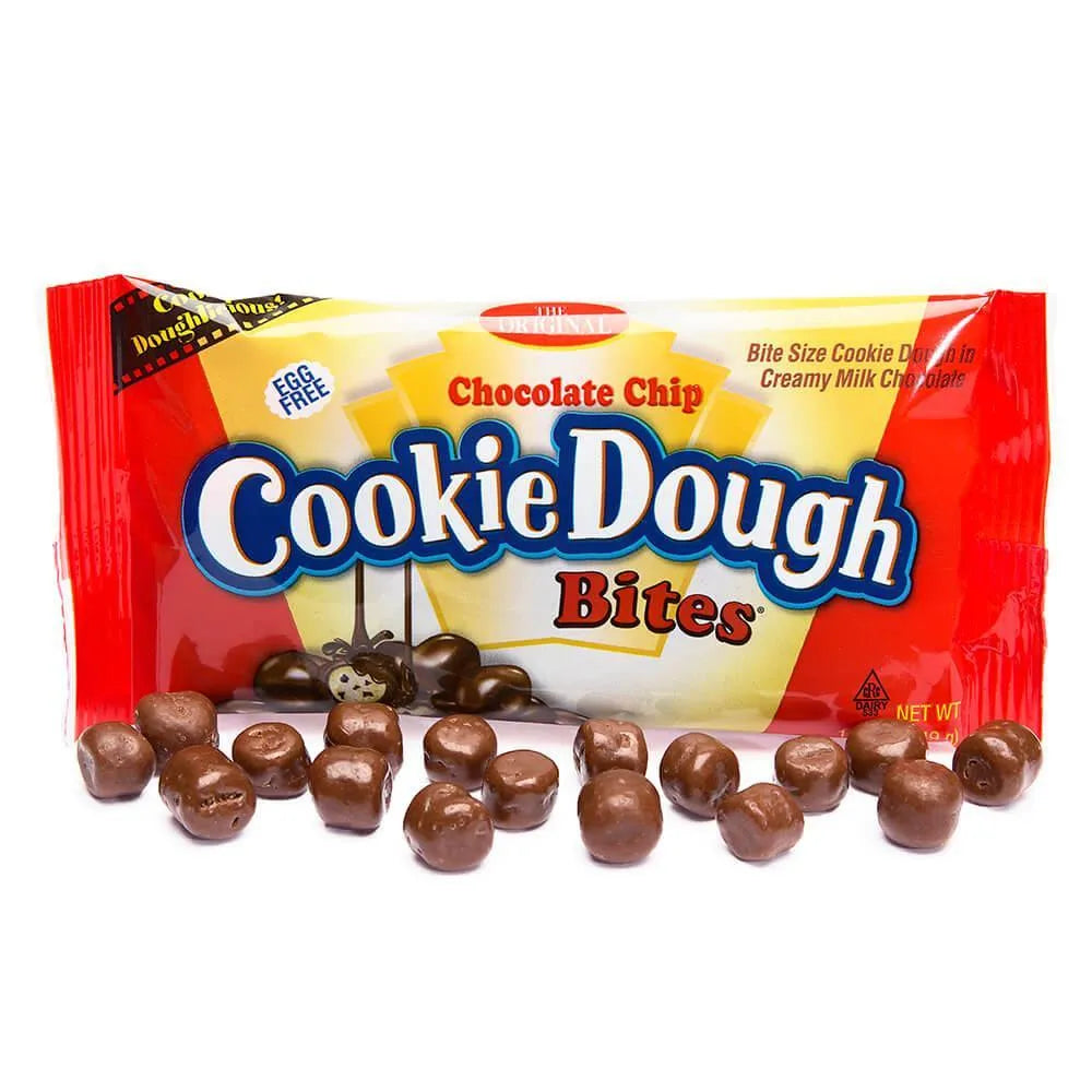 Chocolate Chip Cookie Dough Bites Candy: Giant 1LB Box