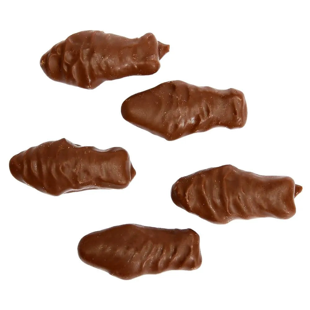 Chocolate Covered Red Gummy Fish: 5LB Bag