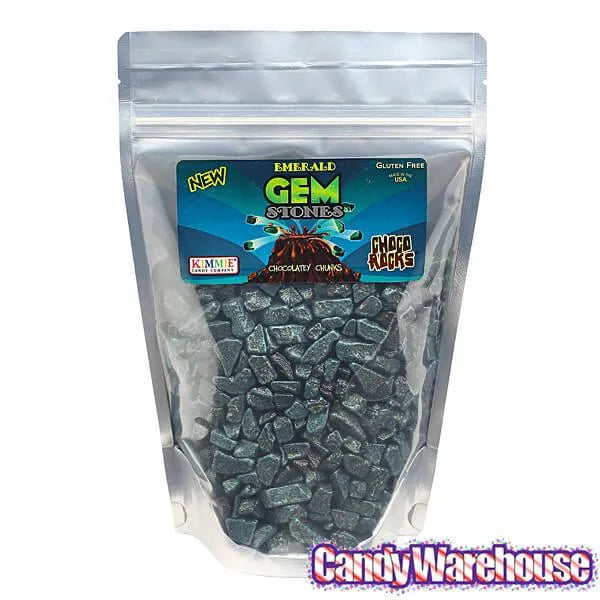 Chocolate Emerald Gemstones Candy: 1LB Bag