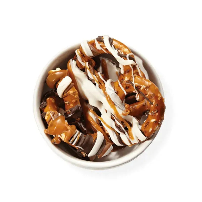 Funky Chunky Chocolate Pretzel: 8-Ounce Mini Canister