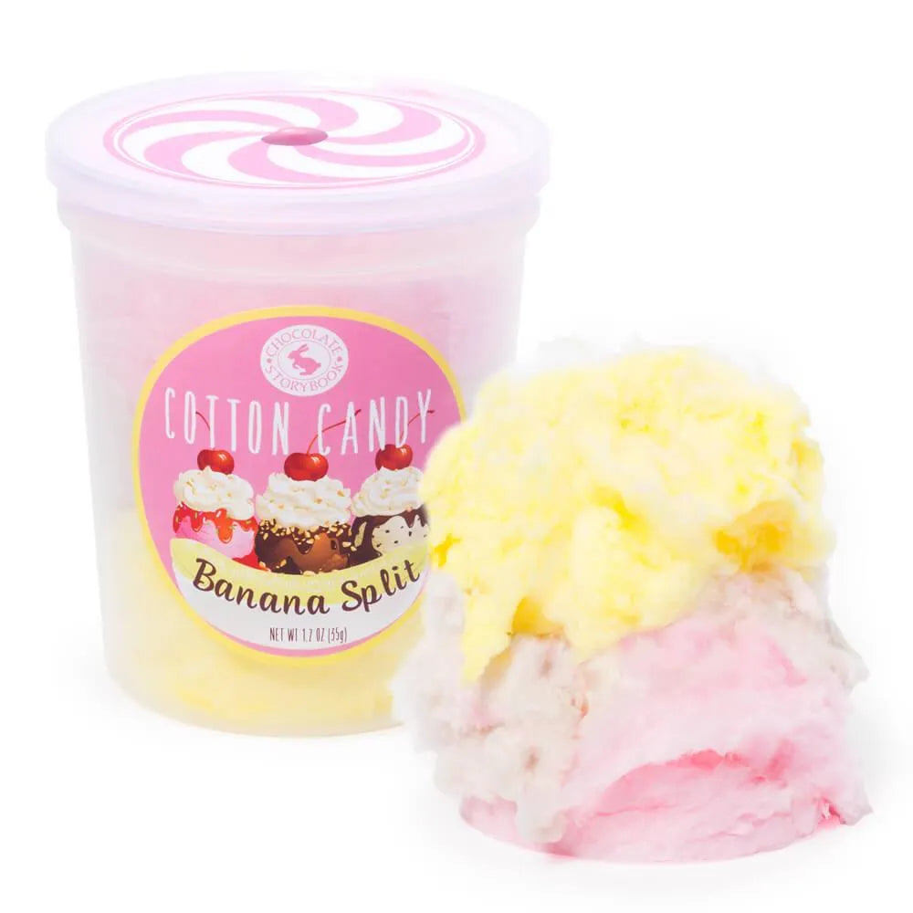 Chocolate Storybook Cotton Candy - Banana Split: 12-Piece Case