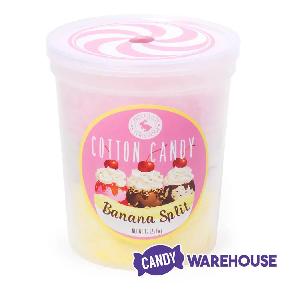 Chocolate Storybook Cotton Candy - Banana Split: 12-Piece Case