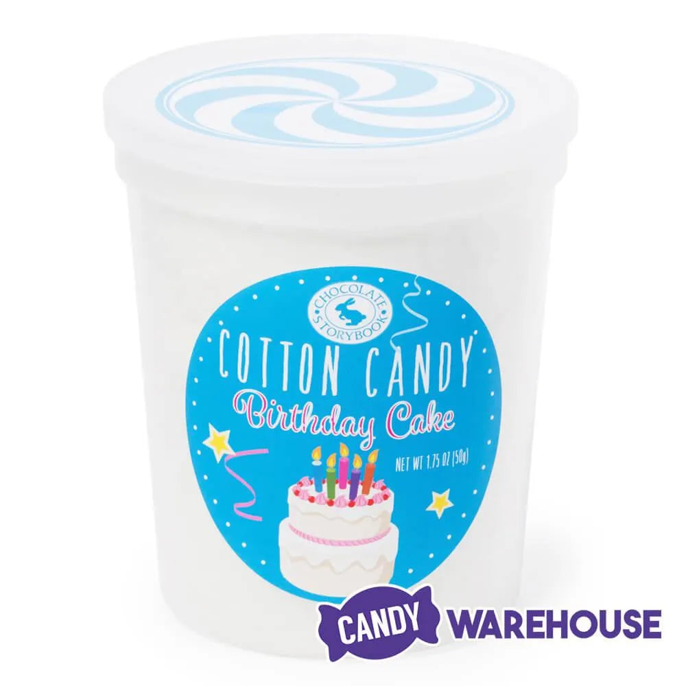 Chocolate Storybook Cotton Candy - Birthday Cake: 12-Piece Case