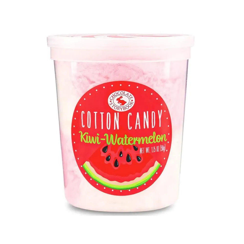 Chocolate Storybook Cotton Candy - Kiwi Watermelon: 1-Ounce Tub