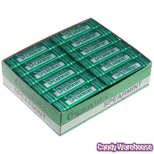 Choward's Spearmint Squares Candy Packs: 24-Piece Box