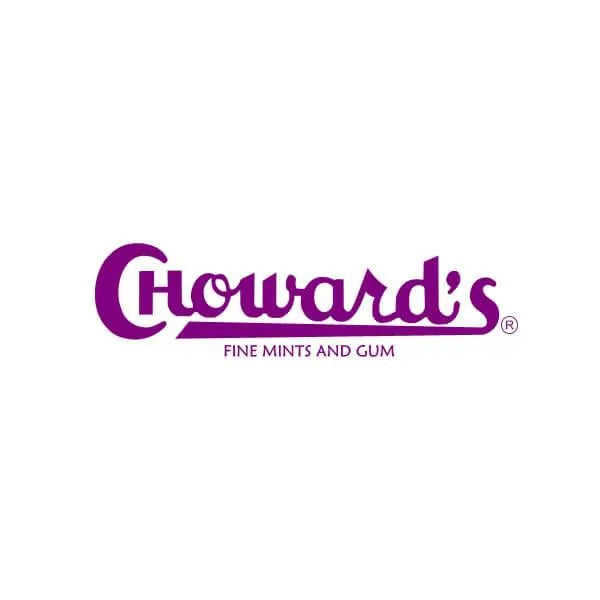 Choward's Violet Gum Packs: 24-Piece Box