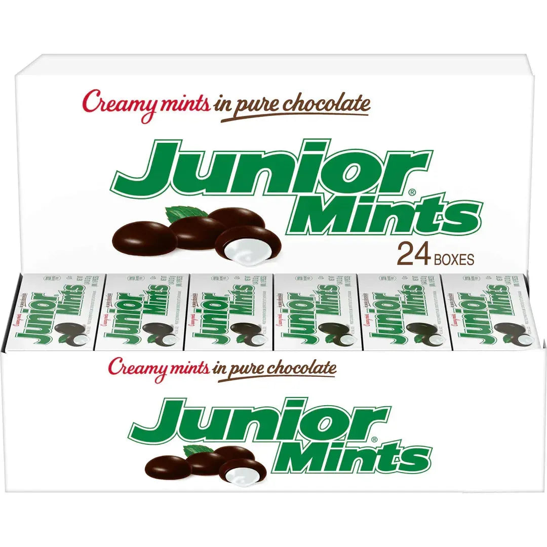 Junior Mints Candy 1.84-Ounce Box: 24-Piece Display