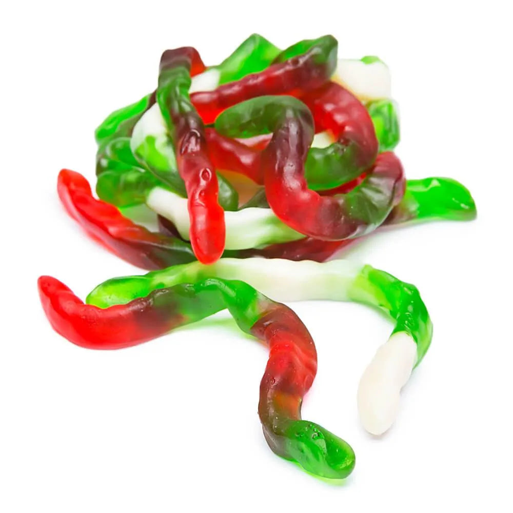 Christmas Gummy Worms Candy: 5LB Bag