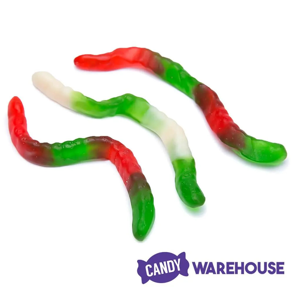 Christmas Gummy Worms Candy: 5LB Bag