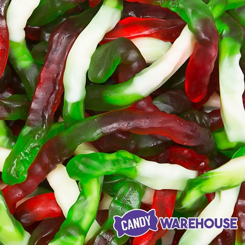 Christmas Gummy Worms Candy: 5LB Bag