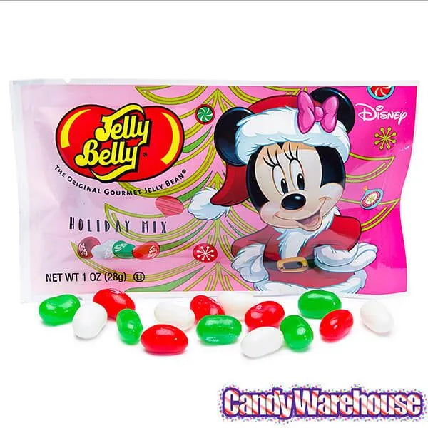 Christmas Jelly Belly Disney Mickey and Minnie Jelly Beans 1-Ounce Packs: 24-Piece Display